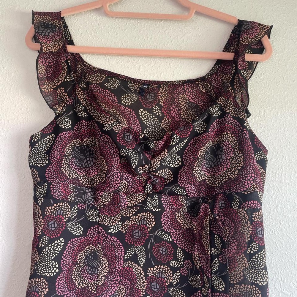 Vintage‎ 90s Floral Whimsy Fairy Boho Blouse - Picture 2 of 7